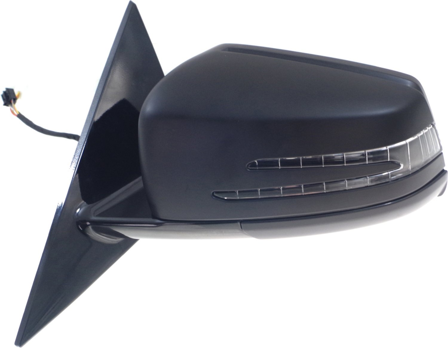 Mirror Compatible With 2010-2016 Mercedes Benz E550 2015-2016 E400 Left Driver Side Heated In-housing Signal Light Paintable Kool-Vue