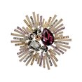 thumbnail image 1 of LYMAYTER Accessoire de Vêtement Broche Unisexe - Forme de Fleur, Rétro, pour Vêtements, 1 of 7