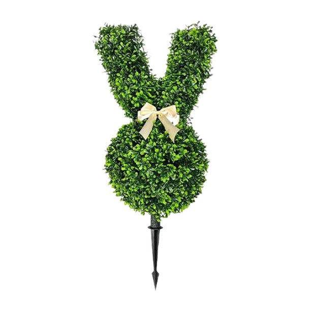 Easter Bunny Garden Stake Regalos Decoraciones de jardín para el jardín del porche Patio trasero Altura 70 cm