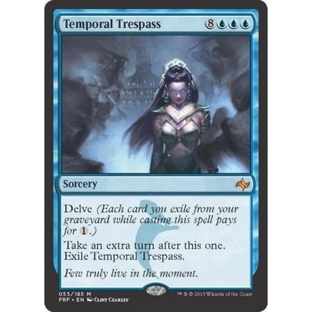 Mtg Mercadian Masques Single - - Temporal Trespass (055/185) - Fate Reforged, A single individual card from the Magic: the Gathering (MTG) trading and collectible card game (TCG/CCG). Ship from US
