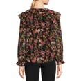 thumbnail image 3 of Time and Tru Women's Ruffle Blouse, 3 of 5