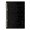 Black Simple Geometric Lines, variant on Haosy Blue Dreamy Fluffy Clouds Notebooks 1-subject Journal 60 Sheets A5 College Ruled Paper Detachable Ring 8.3"x5.7"