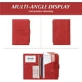 thumbnail image 6 of YooGuoGuo Women's small wallet Leather Bifold RFID blocking Passport Holder with zipper, 6 of 7