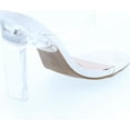 thumbnail image 5 of Top Moda Womens Transparent Lucite Double Strap Fashion Dress Sandals, 5 of 7
