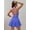 Blue, variant on Tennis Dress with Built in Shorts and Bra Golf Dresses for Women with Shorts Tennis Dress Cut Out Black S