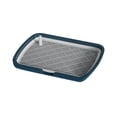 thumbnail image 4 of FITYLE Mesh Training Toilet Potty Tray Dogs Potty Pad Keep Paws and Floors Clean with Tray Mesh Grids Pet Training Toilet for Porch Green, 4 of 10
