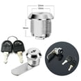 thumbnail image 3 of Cam Lock Security Lock 16-30Mm Cam Lock Door Mail Box Furniture Locker 2 Key, 3 of 8