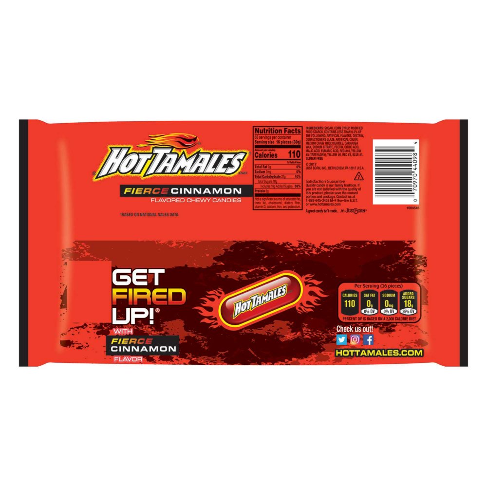 Branded Hot Tamales Fierce Cinnamon (4.5 lbs.)