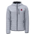 thumbnail image 2 of Men's Cutter & Buck  Gray Nashville Sounds Rainier PrimaLoft Eco Full-Zip Hooded Jacket, 2 of 3
