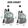 thumbnail image 3 of Casual Cats Beach Holiday Flowers Backpack for School,College and Travel, Water Resistant Bookbag,, 3 of 7