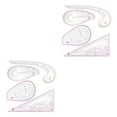 thumbnail image 3 of Bearachild 4 Pieces Pattern Sewing Ruler DIY Tailor Curve Metric Drafting Drawing Clothing Calibrated Half-round Manual Dressmaking uno 2piezas, 3 of 6
