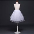 thumbnail image 1 of Falda de princesa con volantes para niños, enagua interior, falda sin huesos de uso diario de Violent Maid para actuación infantil, 1 of 6