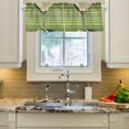 thumbnail image 2 of Yayeee Kitchen Valance Rod Pocket 54" x 18" Living Room Window Curtain, Red Martini, 2 of 6