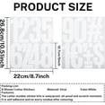 thumbnail image 2 of 5 Inch Vinyl Number Stickers,Self-Adhesive Large Numbers 0-9 Sticker for Mailbox,House Nummber,Inventory Classification and Marks,8 Sheets White, 2 of 9