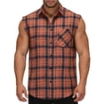 thumbnail image 6 of Yaoyar Mens Sleeveless Shirt Casual Summer Tank Top Button Up Sleeveless Beach Shirts with Chest Pocket, 6 of 8