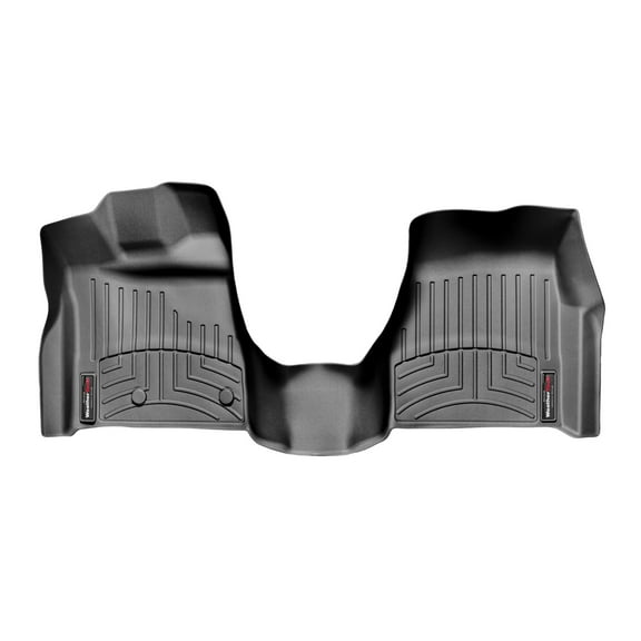 WeatherTech Custom Fit FloorLiners compatible with 1998-2011 Lincoln Town Car - 1st Row - Over The Hump, Black
