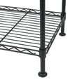 thumbnail image 3 of IVV 4-Tier Metal Storage Rack Industrial Welded Wire Shelving,Black, 3 of 5