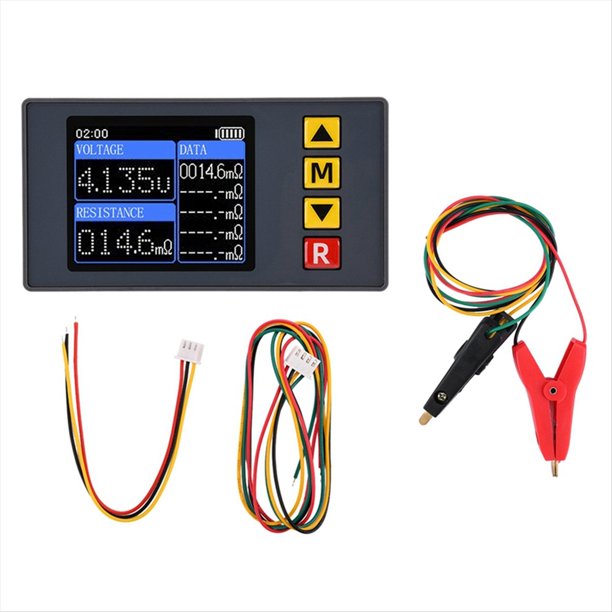 TS457 Medidor de Resistencia Interna de Voltaje Método de CA de 4 Cables Dispositivo de Prueba de Resistencia Interna 18650 B