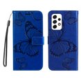 thumbnail image 5 of Dteck for Samsung Galaxy A53 5G Case Wallet,Women Flip Folio Cover with Butterfly Embossed PU Leather Kickstand Credit Card Holder Slots Magnetic Wrist Strap Purse for Samsung A53 5G,Blue, 5 of 6