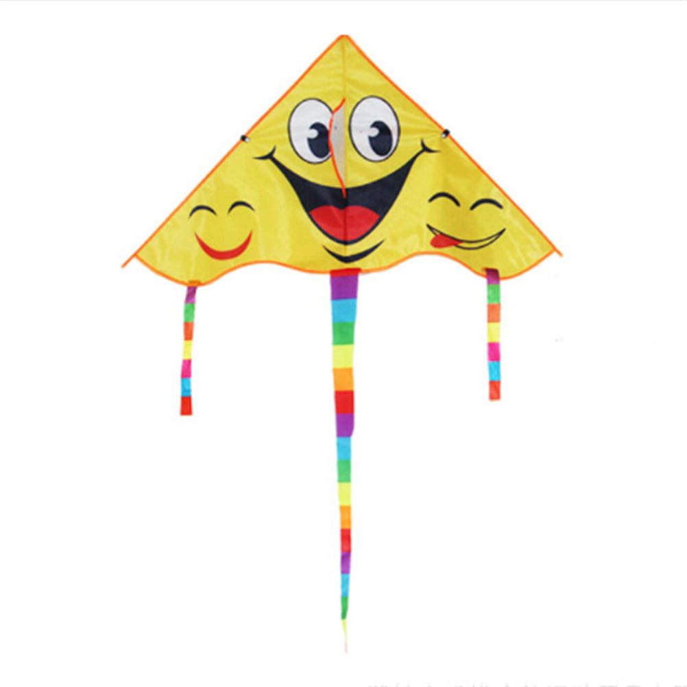 Huge 80cm Smile Faces Single Line Novelty Expressions Kites Children's Gift-ToyX 