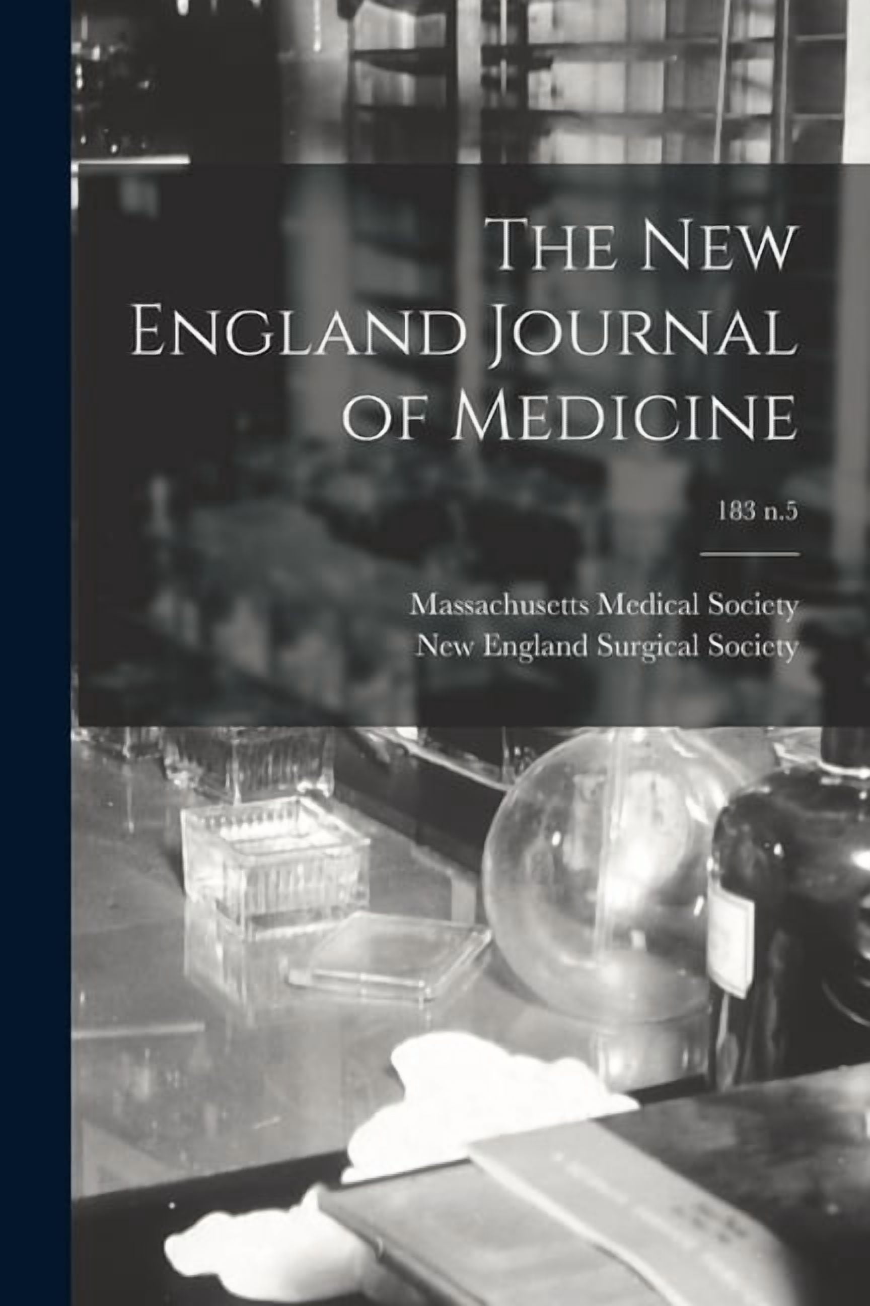 The New England Journal of Medicine; 184 n.16 (Paperback