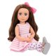 thumbnail image 4 of Glitter Girls &ndash; Mu&ntilde;eca de Moda articulada de 14 Pulgadas &ndash; Lujoso Cabello casta&ntilde;o y Ojos Azules &ndash; Vestido Rosa con Volantes &ndash; Glitter Girls NA, 4 of 8