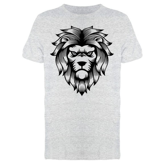 Aggressive Lion Head Tee Men's -Image by Shutterstock