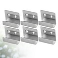 thumbnail image 1 of OUNONA 6 Pcs Crochets de Suspension Robustes pour Cadre Photo en Acier Inoxydable, 1 of 8