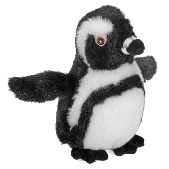 Wild Republic EcoKins Mini Blackfoot Penguin Stuffed Animal 8 inch, Eco Friendly Gifts for Kids, Plush Toy, Handcrafted Using 7 Recycled Plastic Water Bottles