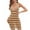 A31-Khaki, variant on Casual Dresses for Women 2026 Summer Halter Neck Crochet Dress Striped Openwork Backless Bodycon Beach Cover Up