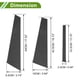 thumbnail image 4 of Moldura de Ventana del Pilar de la Puerta Unique Bargains para BMW Serie 7 2017-2022 Patrón de Fibra de Carbono Negro Frontal Trasero Izquierdo Derecho Sticker Antirrayones Cubierta de Pilares 6 Pcs, 4 of 7