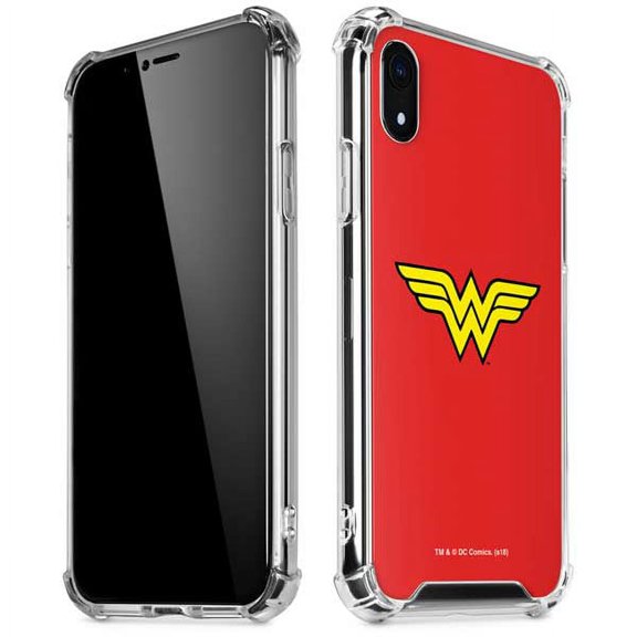 Skinit DC Comics Wonder Woman Official Logo iPhone XR Clear Case