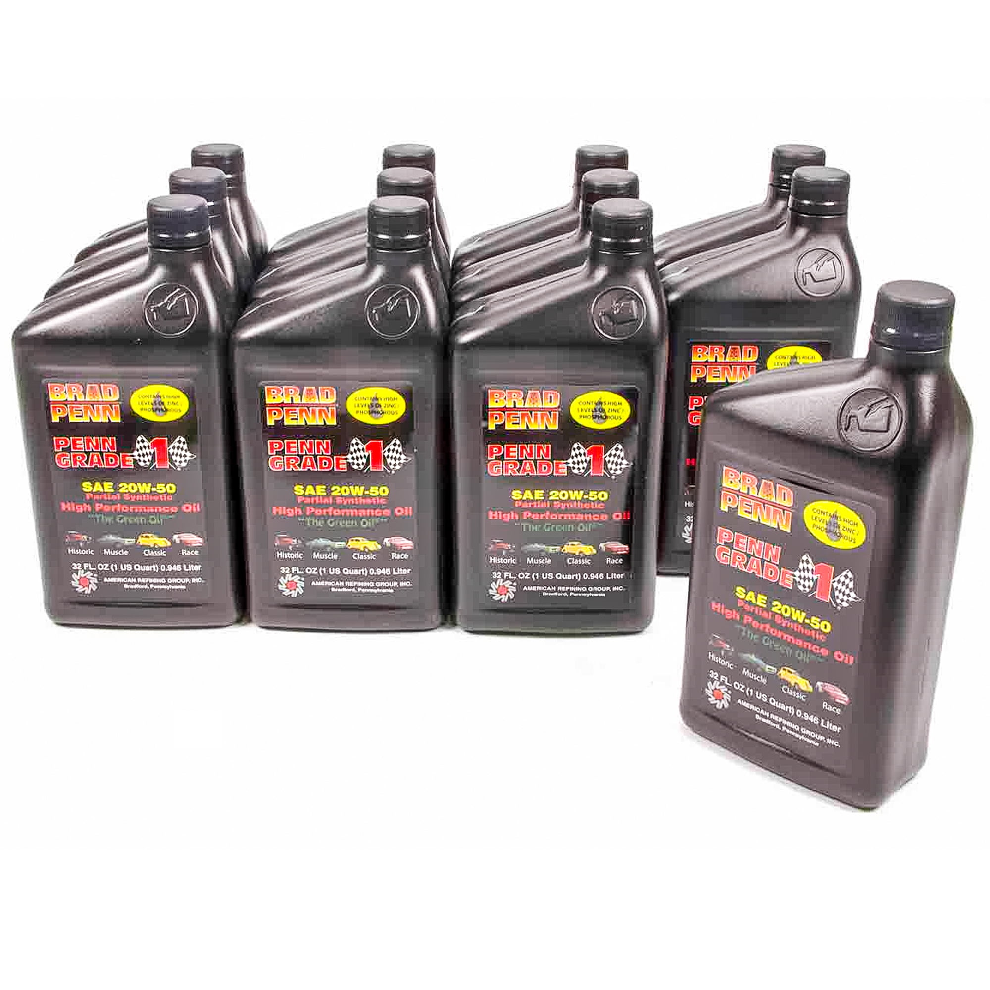 Brad Penn Oil 009-7119-12PK 20W-50 Partial Synthetic Oil 12 pack - Walmart.com