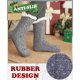 thumbnail image 2 of Calcetines antideslizantes Ebmore para mujer, color gris y azul, 2 of 7