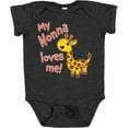 thumbnail image 3 of Inktastic My Nonna Loves Me Cute Giraffe Boys or Girls Baby Bodysuit, 3 of 5