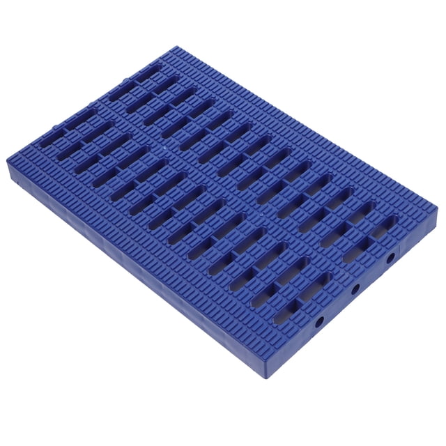 Rejilla de drenaje de zanja de plástico de 20 x 30,5 x 2,4 cm, rejilla de drenaje de piso, filtro de drenaje de polímero, filtro de drenaje de canal para cocina y uso exterior