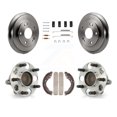thumbnail image 1 of Transit Auto Rear Brake Drum Shoe Hardware and Wheel Hub Bearing Assembly Kit for Car Honda Civic - Left Right Side (Driver Passenger) K7D-100190, 1 of 11