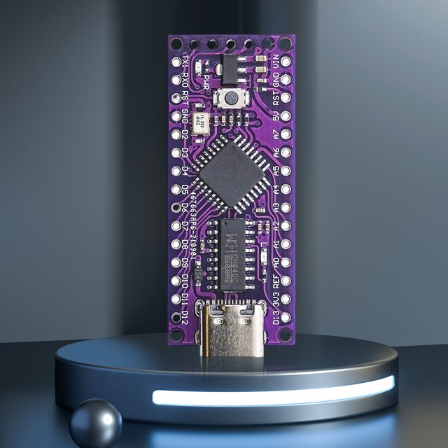 Placa De Circuito LGT8F328P LQFP32 MiniEVB TIPO-C MICRO USB CH340C (Chip CH340C TIPO-C) Sywqhk Para estrenar