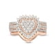 thumbnail image 3 of Anillo de dos piezas con diamantes de oro para bodas a la moda para mujer Wmkox8yii  fajkfhkj1949, 3 of 9