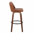 thumbnail image 5 of Toriano 30" Fixed-Height Bar Stool, Bar Chairs, Swivel Bar Stools, Bar Stools Set of 2, 5 of 6