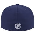 thumbnail image 4 of Men's New Era White/Blue Toronto Maple Leafs Repeat Two-Tone 59FIFTY Fitted Hat, 4 of 5