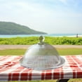 thumbnail image 3 of 5.5'' Clear Glass Cake Stand with Lid Cake Holder Covered Versatile Glass Dome Dessert Stand for Christmas Party Table Centerpiece, 3 of 5