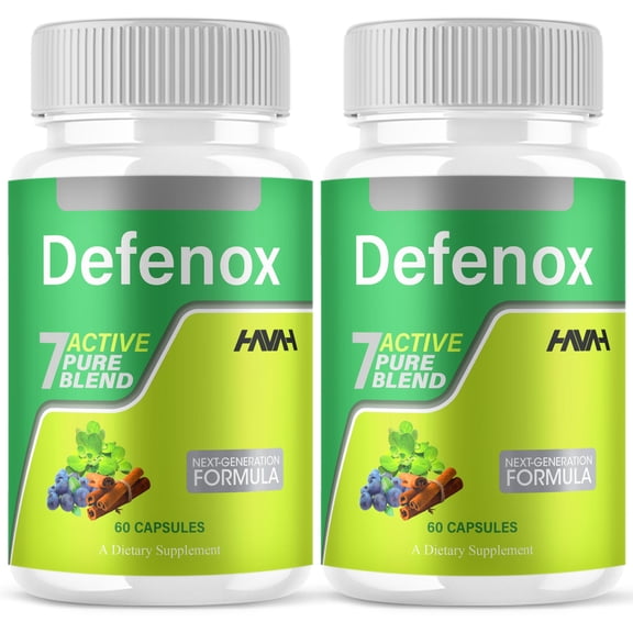 (2 Pack) Defenox Active Weight Support Supplement (120 Capsules)