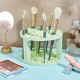 thumbnail image 5 of Paint Brush Holder 49 Holes Makeup Brush Holder Organizer Round Plastic Brush Crate Storage Holder for Artist Paint Pens Pencils Markers Cosmetic Brush Small Tools Green Lawn Green, 5 of 6