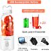 thumbnail image 4 of Mini licuadora para batidos, licuadora de frutas recargable portátil con USB, batido, jugo de frutas, licuadora portátil de 500 ml para deportes y viajes, sin Bpa TUNC Sencillez, 4 of 5