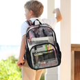 thumbnail image 7 of PVC Transparent Backpacks Clear Backpack for Travel and Outings Pink with Gold Butterfly, 7 of 7