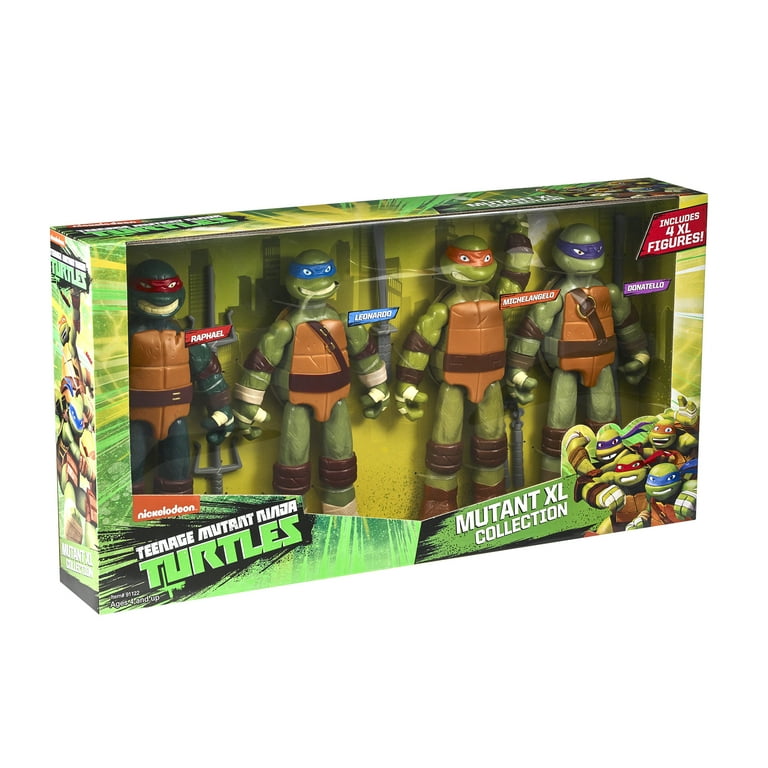 Rise of the Teenage Mutant Ninja Mutant XL Figure 4-Pack - Walmart.com