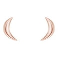 thumbnail image 2 of AFFY 14K Rose Gold Over Sterling Silver Minimalist Danity Crescent Moon Stud Earrings, 2 of 2