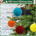 thumbnail image 7 of Velvet Ball Ornaments Christmas Balls 9 PCS 2.36-Inch Xmas Tree Ball Ornaments for Party Christmas Tree Decor, 7 of 7