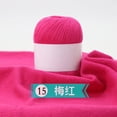 thumbnail image 1 of Xiao Hua Hilo de punto suave, rosa, 50 g por rollo, con costuras transparentes, perfecto para suéteres de todas las estaciones, calcetines transpirables, decoración del hogar y proyectos de tejido., 1 of 5